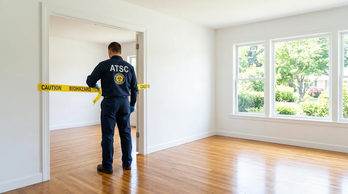 Certified biohazard cleanup crew performing Trauma Scene Cleanup in Memphis